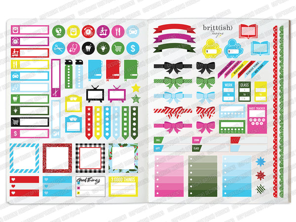 Make The Season Bright - Digital Planning Sticker Kit