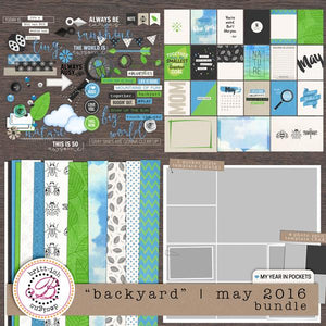 My Year In Pockets: "Backyard" | May 2016 (Bundle)