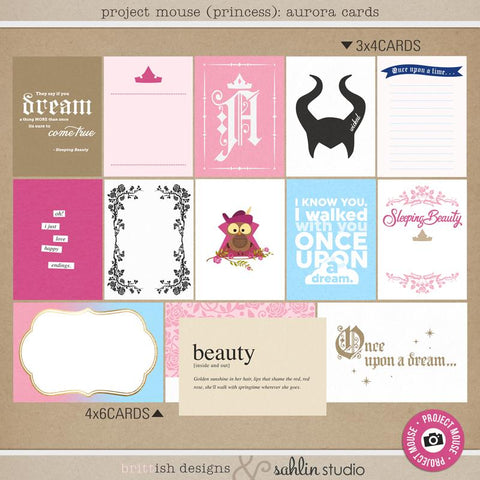 Project Mouse (Princess): Aurora Cards
