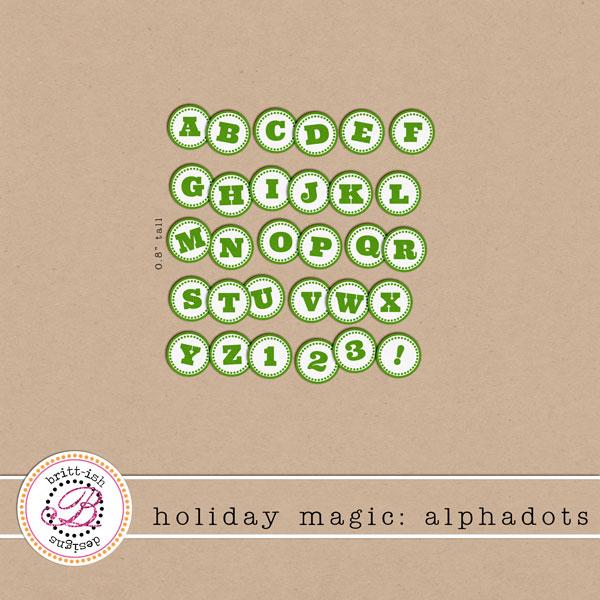 Holiday Magic: Alphadots