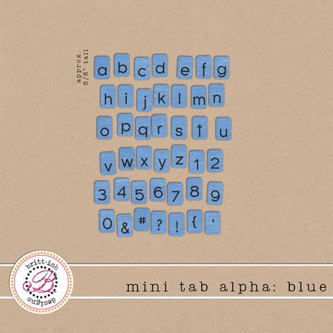 Mini Tab Alpha: Blue