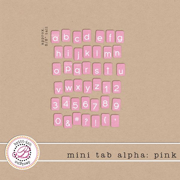 Mini Tab Alpha: Pink