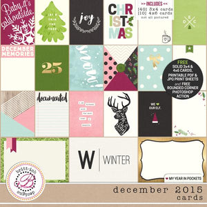 My Year In Pockets (December 2015): Cards