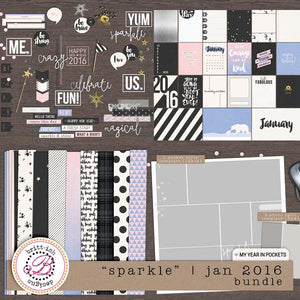 My Year In Pockets: "Sparkle" | January 2016 (Bundle)