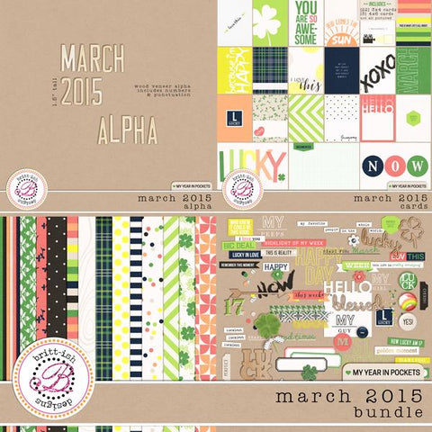 My Year In Pockets (March 2015): Bundle
