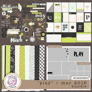 My Year In Pockets: "Play" | March 2016 (Bundle)