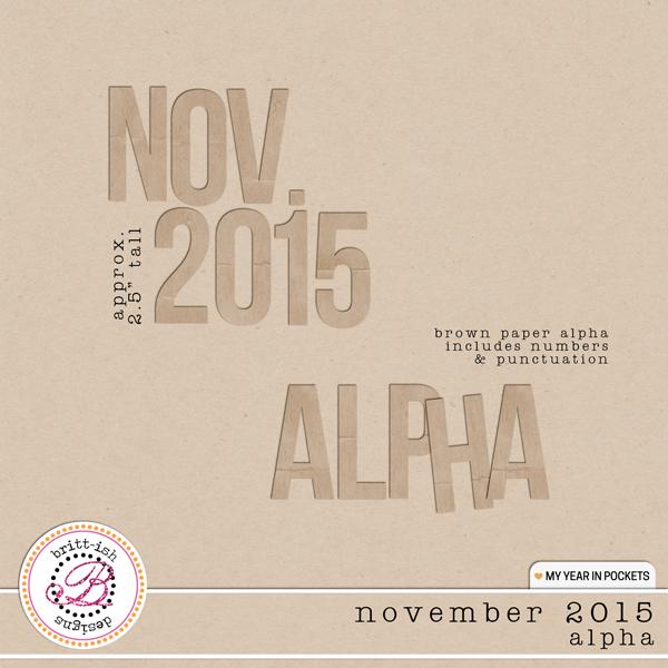 My Year In Pockets (November 2015): Alpha