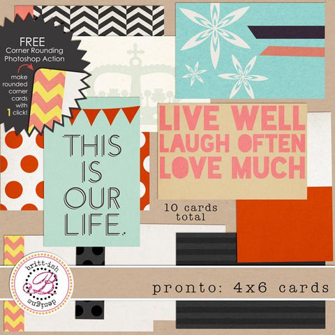 Pronto: 4x6 Cards