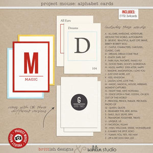 Project Mouse: Alphabet Cards