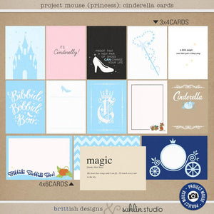 Project Mouse (Princess): Cinderella Cards