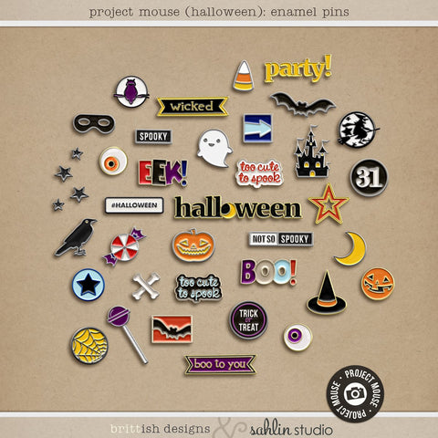 Project Mouse (Halloween): Pins