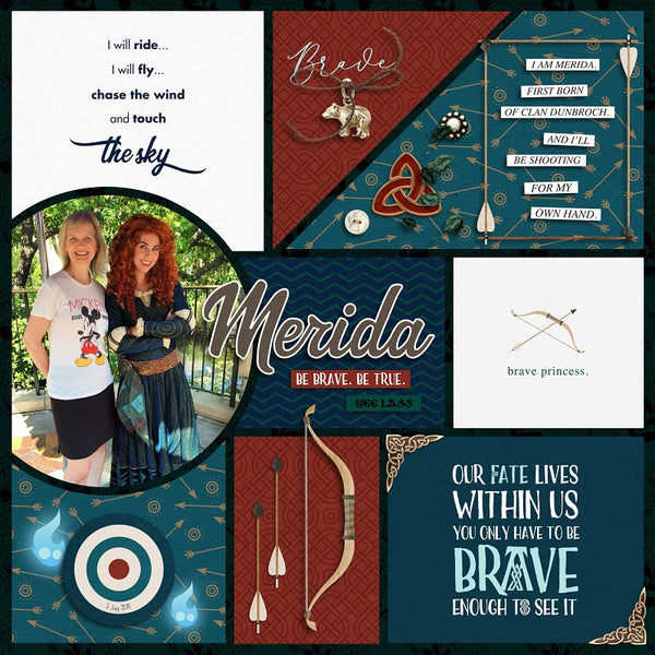 Project Mouse (Princess): Merida Cards