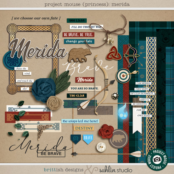 Project Mouse (Princess): Merida Bundle