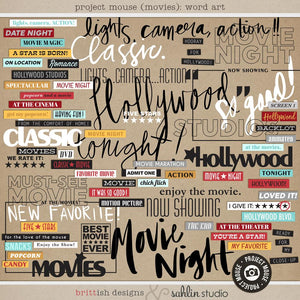 Project Mouse (Movies): Word Art