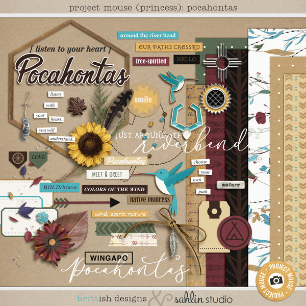 Project Mouse (Princess): Pocahontas Bundle