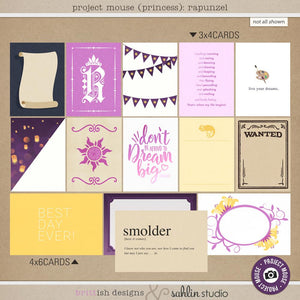 Project Mouse (Princess): Rapunzel Cards